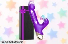 Increíble vibrador para mujer con 9 modos y succionador que te hará sentir placer como nunca, ¡aprovecha este super chollo antes de que se agote!