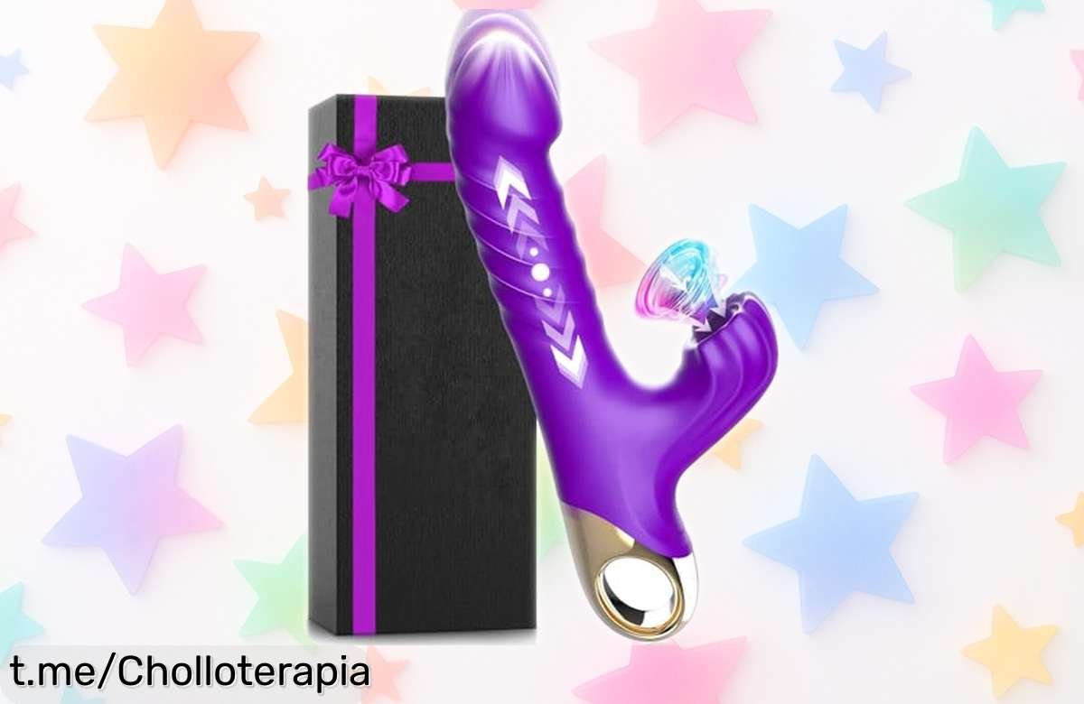 Increíble vibrador para mujer con 9 modos y succionador que te hará sentir placer como nunca, ¡aprovecha este super chollo antes de que se agote!