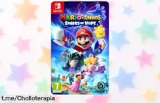 Increíble videojuego Mario+Rabbids Sparks of Hope para Switch a precio loco; crea tu equipo, vive aventuras épicas y aprovecha esta rebaja temporal antes de que se acabe.