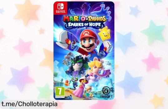 Increíble videojuego Mario+Rabbids Sparks of Hope para Switch a precio loco; crea tu equipo, vive aventuras épicas y aprovecha esta rebaja temporal antes de que se acabe.