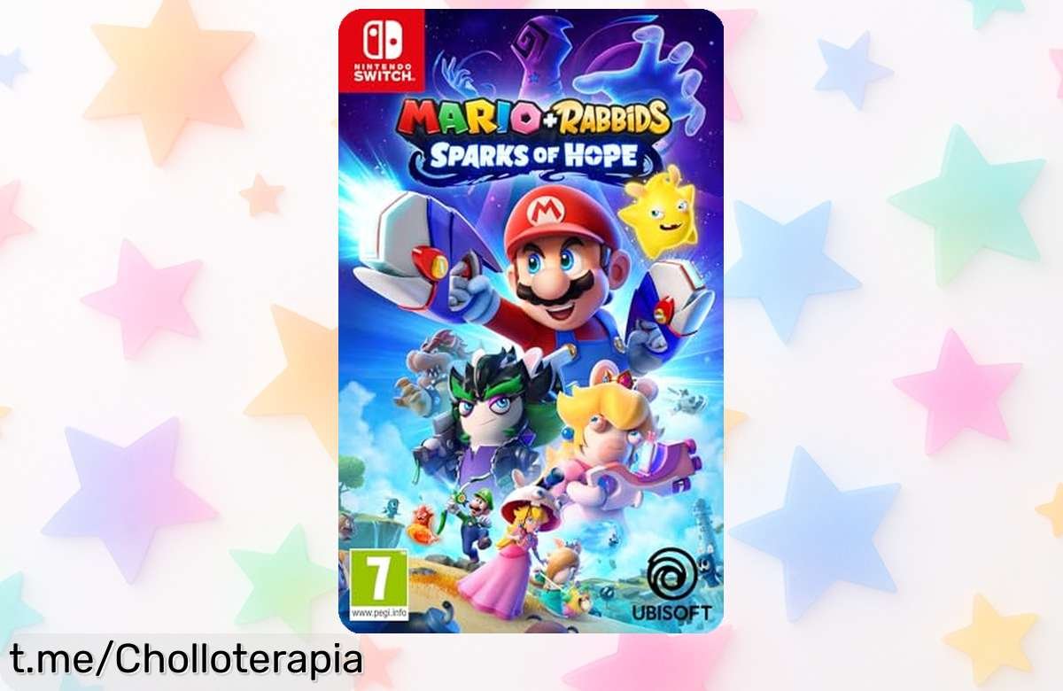 Increíble videojuego Mario+Rabbids Sparks of Hope para Switch a precio loco; crea tu equipo, vive aventuras épicas y aprovecha esta rebaja temporal antes de que se acabe.