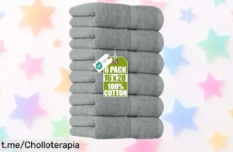 Increíbles toallas de mano Utopia Towels: pack de 6 súper absorbentes a precio rebajado que no durará; disfruta la calidad y dile adiós a lo normal ¡hazte con ellas ya!