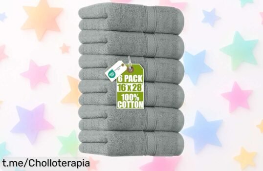 Increíbles toallas de mano Utopia Towels: pack de 6 súper absorbentes a precio rebajado que no durará; disfruta la calidad y dile adiós a lo normal ¡hazte con ellas ya!