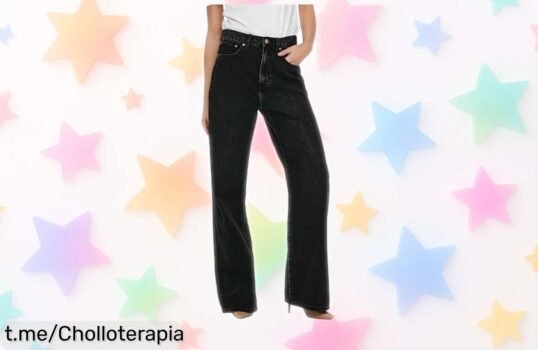 Jeans ancho de mujer estilo vintage con caída única a un precio loco, corre por los tuyos antes de que se agoten y presume pierna con flow cada día.