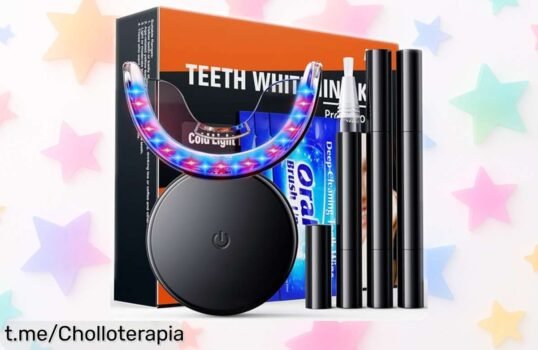 Kit blanqueador dental profesional que ilumina tu sonrisa en 16 minutos a un precio loco: ¡no dejes pasar este chollo y luce una sonrisa deslumbrante ya!