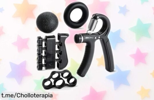 Kit de 5 piezas para fortalecer el agarre y antebrazos Amazon Basics a precio rebajado que no verás dos veces, ¡no dejes pasar esta oportunidad y siente la fuerza crecer en ti!