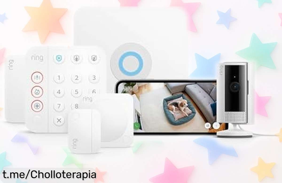 Kit de alarma con cámara interior para tu hogar, ahora a un precio rebajado que nunca verás; siente la seguridad al instante y controla todo desde el móvil ¡No te quedes sin el tuyo!