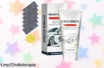 Kit de reparación de arañazos para coche con 6 paños nano y pasta pulidora, ¡ofertón increíble que deja tu auto como nuevo! Aprovecha este precio loco antes que se acabe.