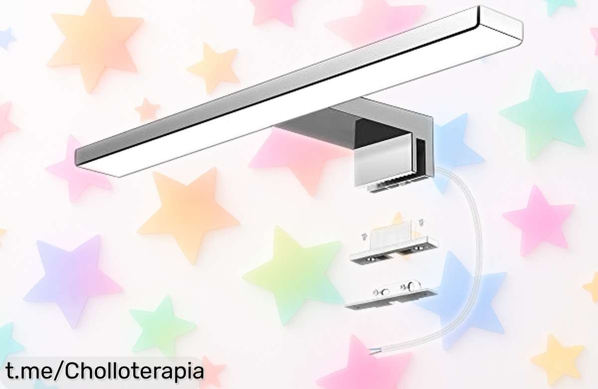 Lámpara LED para espejo de baño resistente al agua y perfecta para maquillaje, ahora a precio rebajado: ¡ilumina tu rutina diaria con este super chollo antes de que se acabe!