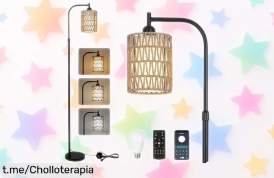 Lámpara de pie Rayofly con mando y app: crea el ambiente perfecto en casa ¡aprovecha este super chollazo antes que se acabe!