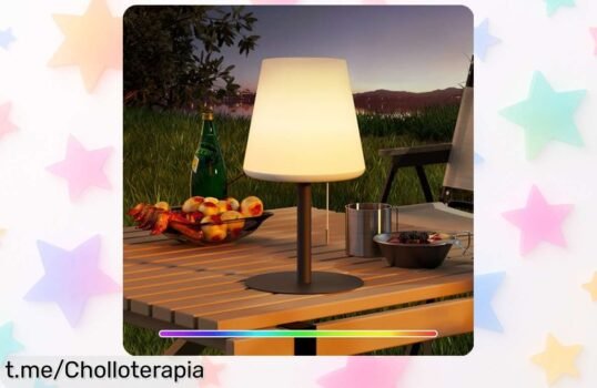 Lámpara portátil inalámbrica Sailsco: iluminación ajustable y resistente al agua a precio rebajado, ¡haz que cada aventura brille con estilo antes de que se acabe!