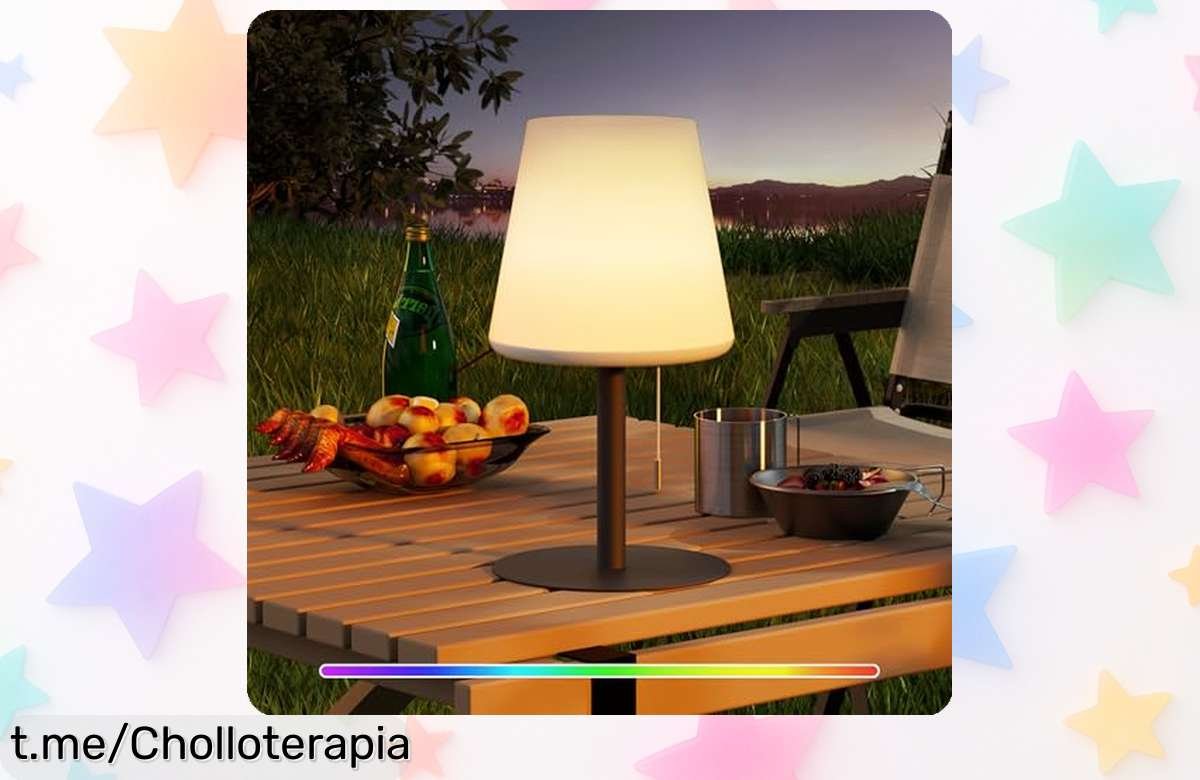 Lámpara portátil inalámbrica Sailsco: iluminación ajustable y resistente al agua a precio rebajado, ¡haz que cada aventura brille con estilo antes de que se acabe!