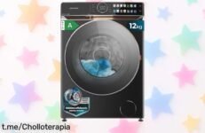 Lavadora Cecotec 12Kg con motor silencioso y vapor a precio rebajado, cuida tu ropa como se merece ¡No dejes escapar esta oportunidad única!