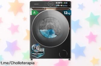 Lavadora Cecotec 12Kg con motor silencioso y vapor a precio rebajado, cuida tu ropa como se merece ¡No dejes escapar esta oportunidad única!
