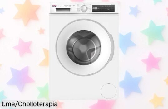 Lavadora NEW POL blanca de 9Kg con programa rápido a precio rebajado, no te pierdas este chollazo y haz que tus lavados sean más fáciles y rápidos en un abrir y cerrar de ojos.