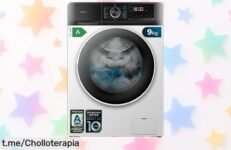 Lavadora carga frontal Cecotec 9 kg, ¡precio loco para que limpies sin esfuerzo y disfrutes de tu ropa impecable! No esperes más a aprovechar este ofertón limitado.