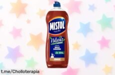 Lavavajillas a mano Mistol con vinagre, limpieza profunda a precio rebajado que no te puedes perder ¡Haz brillar tu vajilla ya y disfruta de su impecable frescura!