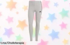 Leggings Adidas para mujer con 3 franjas a un precio rebajado impresionante: ¡aprovecha este super chollo limitado y siéntete increíble al instante!