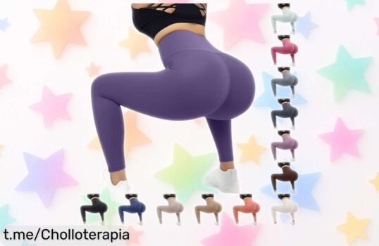 Leggings anti celulitis Coreex con control de abdomen y efecto pushup a precio loco: ¡este chollazo vuela, no te quedes sin el tuyo y luce espectacular ya!