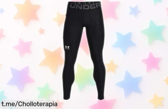 Leggings deportivos Under Armour con secado rápido y ventilación extra, ¡ahora a precio rebajado! No te pierdas este super chollo que te hará sentir imparable.