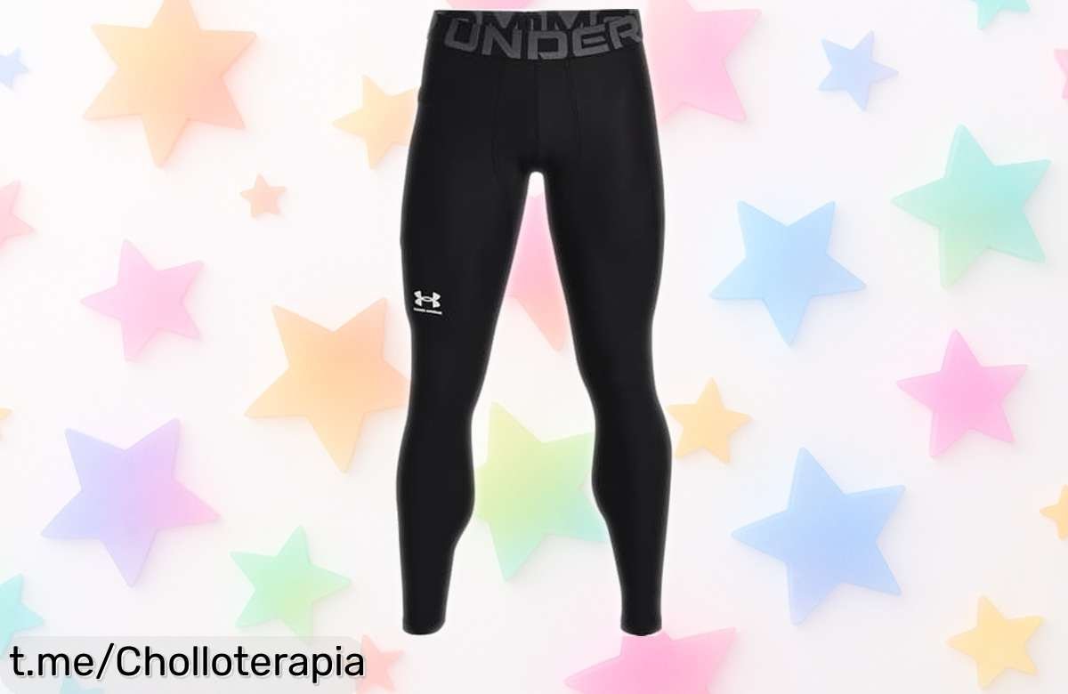 Leggings deportivos Under Armour con secado rápido y ventilación extra, ¡ahora a precio rebajado! No te pierdas este super chollo que te hará sentir imparable.