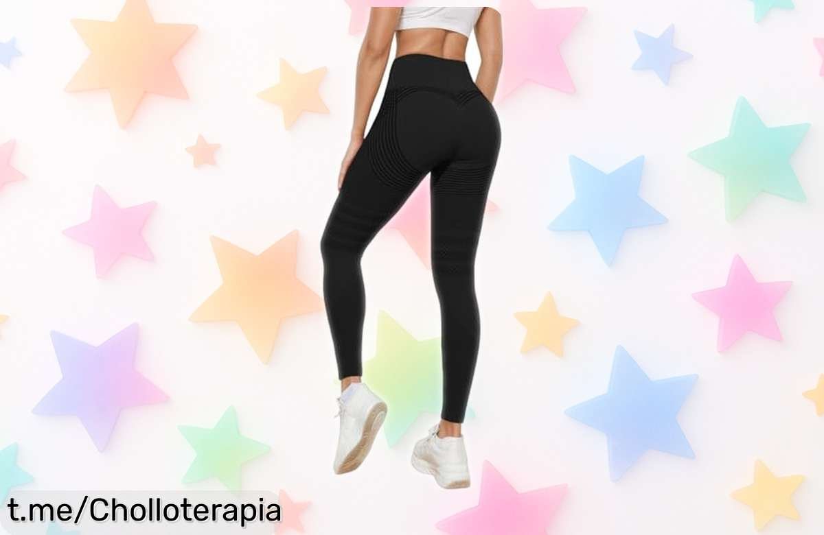 Leggins anticelulíticos con efecto push up que moldean tu figura y combaten el lipedema, aprovecha esta caída de precio espectacular. ¡No te pierdas este super chollo que realza tu belleza ya!