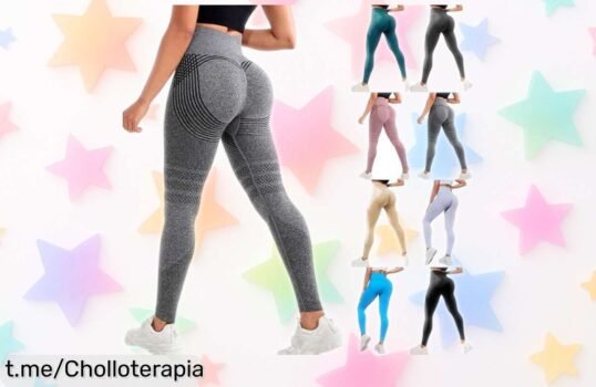 Leggins deportivos anticelulitis con efecto push up para mujer a precio loco: definición instantánea y un super chollo solo por tiempo limitado, ¡brilla ya o nunca!