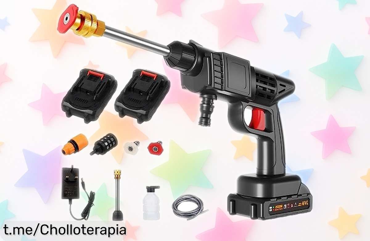 Limpiadora de alta presión Mulcort, potente y sin cables; ¡ofertón irresistible para limpiar rápido y fácil! Aprovéchate del precio rebajado antes que se agote.