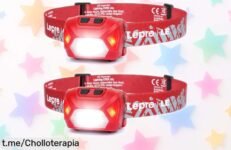 Linterna frontal LED recargable 2000lux, ilumina hasta 150 metros y disfruta de 6 modos versátiles ¡Super chollo que no puedes dejar pasar! Corre, quedan pocas unidades.