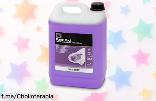 Líquido anticongelante ERRECOM Purple Cool con protección total, ¡rebaja impresionante que no puedes perderte para cuidar tu coche y viajar sin preocupaciones!