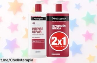 Loción corporal Neutrogena que transforma tu piel seca en hidratada por 72 horas, ahora a un precio rebajado ¡Regálale a tu piel el cariño que se merece!