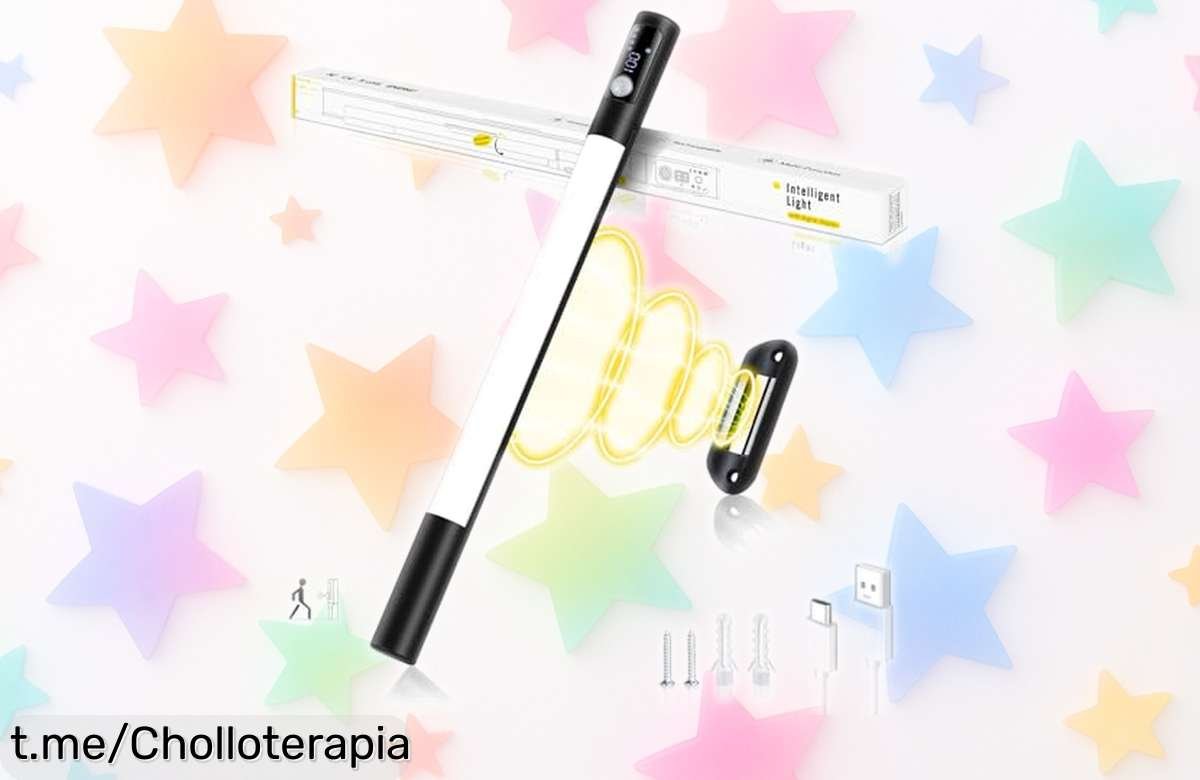 Luz LED con sensor que se enciende sola: fácil de instalar y con brillo ajustable, super chollo para iluminar tu cocina. ¡Aprovecha el precio rebajado y hazlo tuyo ya!