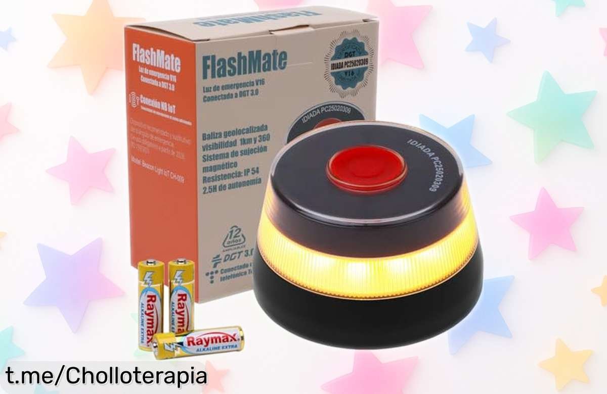Luz de emergencia homologada para coche con geolocalizador que protegerá tus viajes: aprovecha este super chollo antes de que se agote y crea recuerdos seguros.