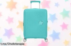 Maleta de cabina súper ligera American Tourister Soundbox: precio rebajado y estilo asegurado, ¡consíguela antes que se agote esta oportunidad única!