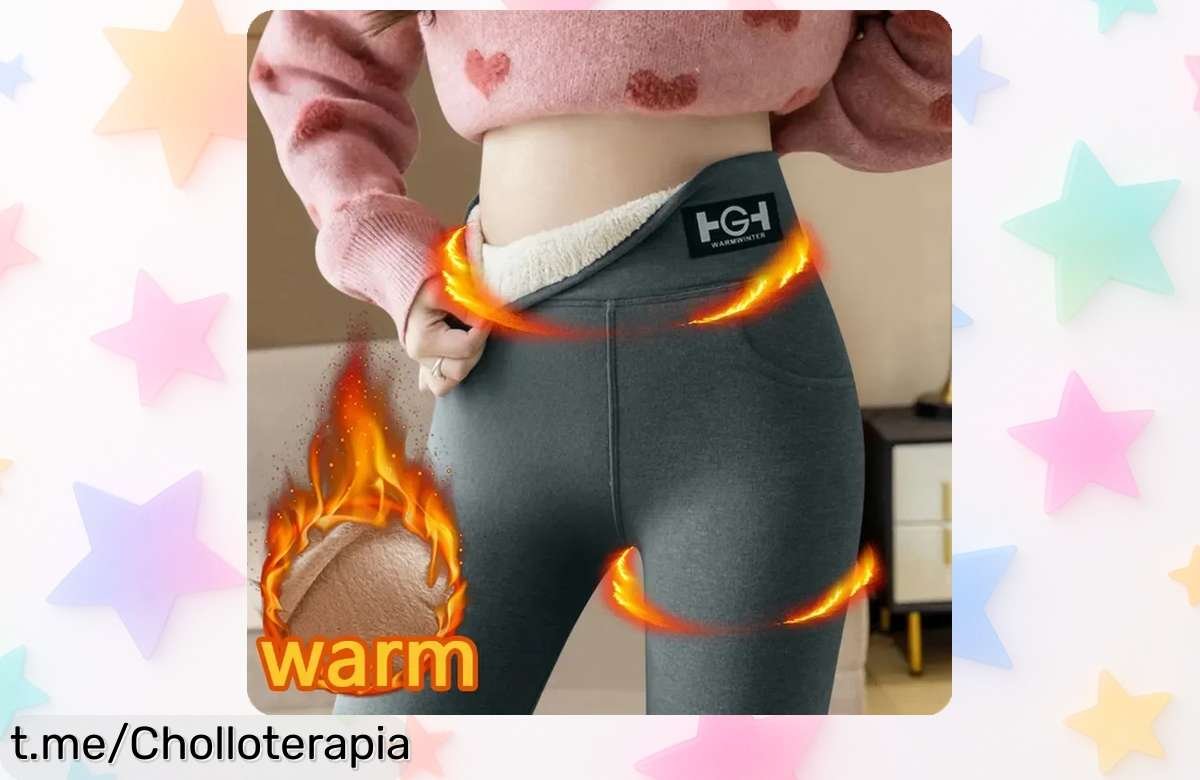 Mallas de invierno para mujer con interior de cachemira, elegancia y calidez a un precio loco que te hará lucir espectacular. ¡No te quedes sin ellas, adquiere las tuyas ya!