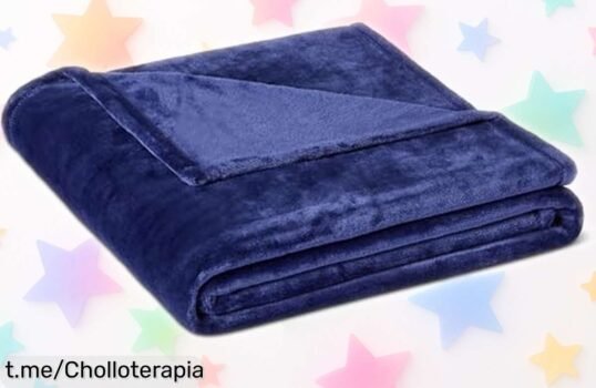 Manta de forro polar Amazon Basics que te abraza a un precio rebajado, ¡ideal para disfrutar tardes únicas y acogedoras en casa! No dejes pasar este super chollo que vuela.