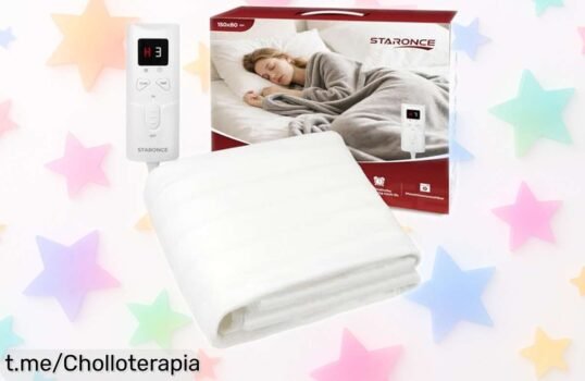 Manta eléctrica 150x80 cm con 10 niveles de calor y apagado automático a un precio rebajado que no podrás dejar escapar. ¡Siente la calidez que mereces antes de que se agoten!