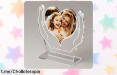 Marco de fotos corazón para el Día de la Madre, personalízalo con amor y llévate este super chollo que atrapará momentos únicos. ¡No te quedes sin el tuyo antes de que se acaben!