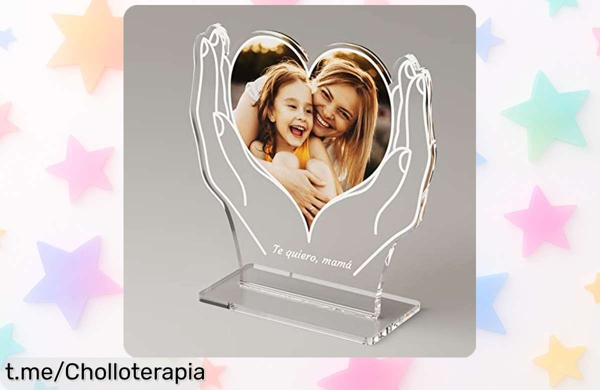 Marco de fotos corazón para el Día de la Madre, personalízalo con amor y llévate este super chollo que atrapará momentos únicos. ¡No te quedes sin el tuyo antes de que se acaben!