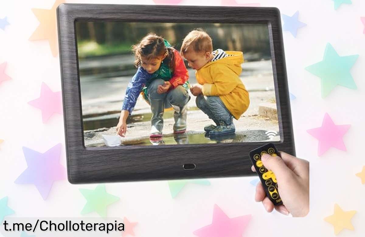 Marco de fotos digital Kodak de 7 pulgadas con rotación automática a un precio rebajado; ¡guarda tus recuerdos felices y no te quedes sin el tuyo!