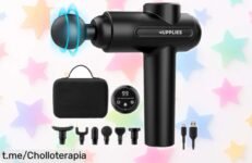 Masajeador muscular profesional RelaxTy con 30 niveles y pantalla táctil en oferta increíble, no te lo puedes perder: ¡recupera tu bienestar antes de que suba el precio!