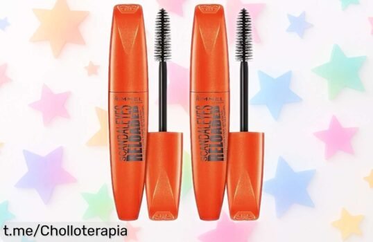 Máscara de pestañas Rimmel London Scandaleyes en súper chollo paquete doble: volumen brutal y duración 24h. ¡No te quedes sin la tuya, que vuelan!