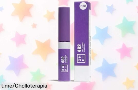 Máscara de pestañas morada 3INA con keratina: volumen y curva perfectos, ¡aprovecha este precio rebajado antes de que se escurra esta oportunidad única para brillar!