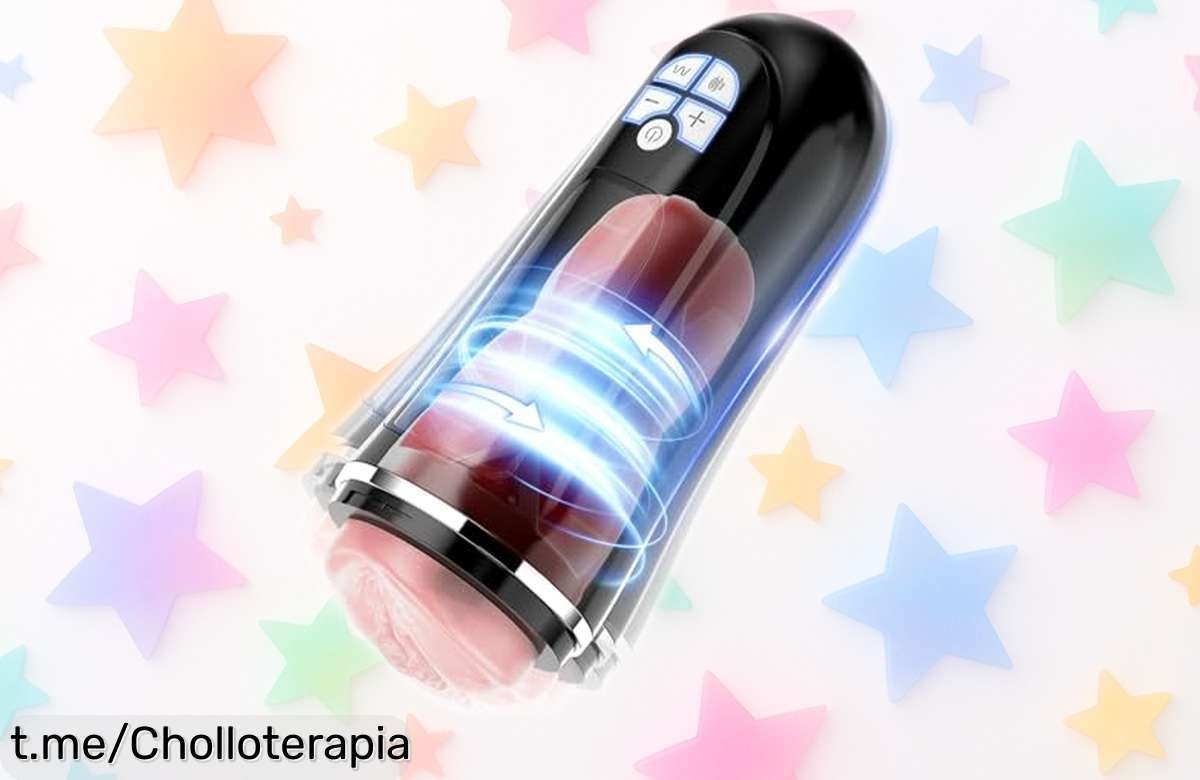 Masturbador automático con 10 modos y calor que transforma tu placer, ¡precio rebajado en un super chollo por tiempo limitado! No te quedes sin el tuyo y sorpréndete.