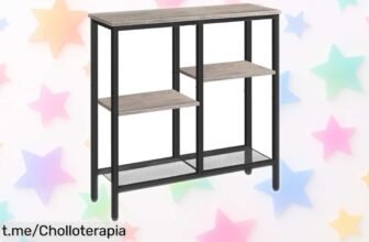 Mesa de consola estrecha Hoobro, perfecta para organizar: aprovechando este precio rebajado será el toque que tu salón necesita ¡No te quedes sin ella, solo por tiempo limitado!