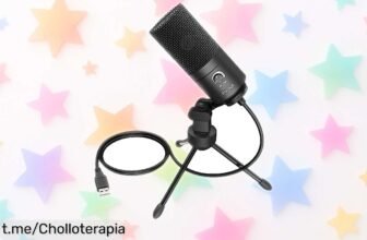 Micrófono USB Fifine de metal rebajado: sonido potente para streaming y gaming, ¡aprovecha este super chollo antes que se acabe y haz brillar tu voz!