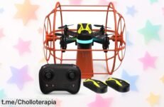 Mini dron quadricóptero resistente y fácil de volar a un precio rebajado increíble que no podrás dejar pasar, siente la emoción de pilotarlo ¡No te quedes sin el tuyo!
