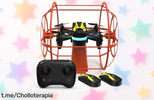 Mini dron quadricóptero resistente y fácil de volar a un precio rebajado increíble que no podrás dejar pasar, siente la emoción de pilotarlo ¡No te quedes sin el tuyo!