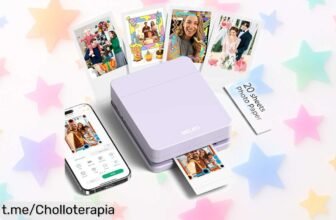 Mini impresora portátil a color Nelko: captura tus mejores recuerdos al instante con este super chollo, ¡aprovéchalo antes de que se acabe esta increíble oferta!
