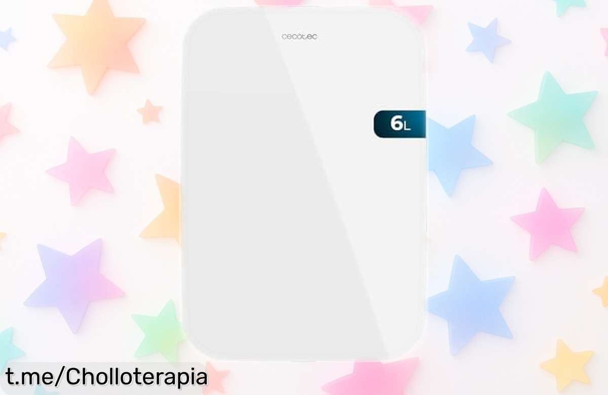 Mini nevera y calentador Cecotec de 6L a precio rebajado, ¡haz que todos tus viajes sean pura libertad! No te quedes sin ella, vuela como un rayo antes que se agote.